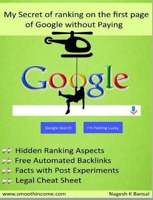 My secret of ranking on the first page of google without paying PDF