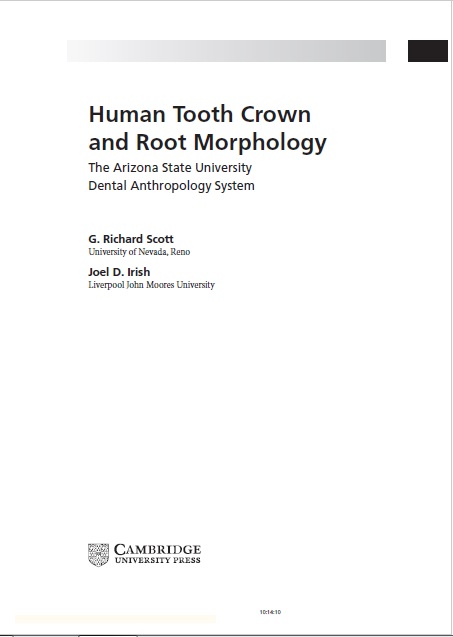Human Tooth Crown and Root Morphology PDF