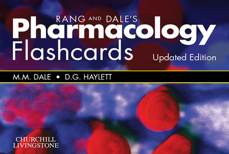 Rang & Dale's Pharmacology Flash Cards PDF