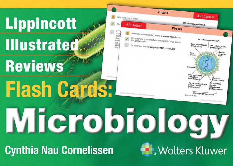 Lippincott Illustrated Reviews Flash Cards: Microbiology PDF