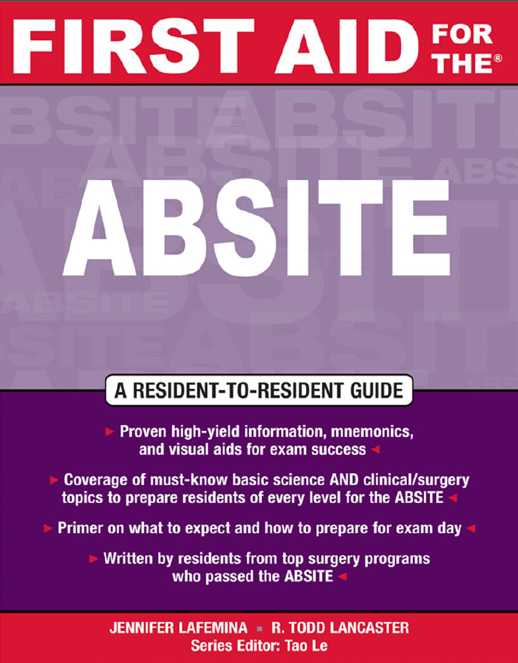 First Aid for the ABSITE PDF