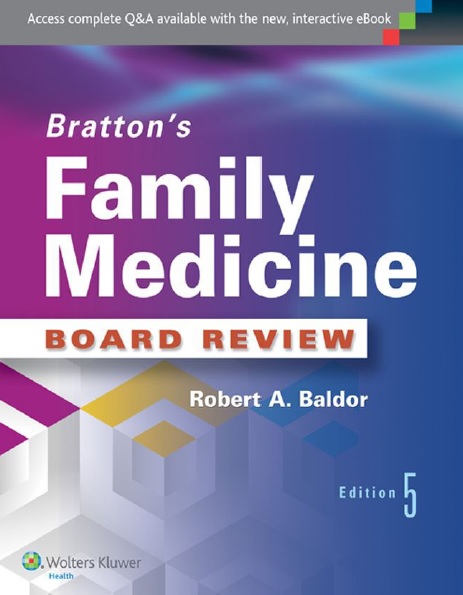 Bratton's Family Medicine Board Review 5th Edition PDF