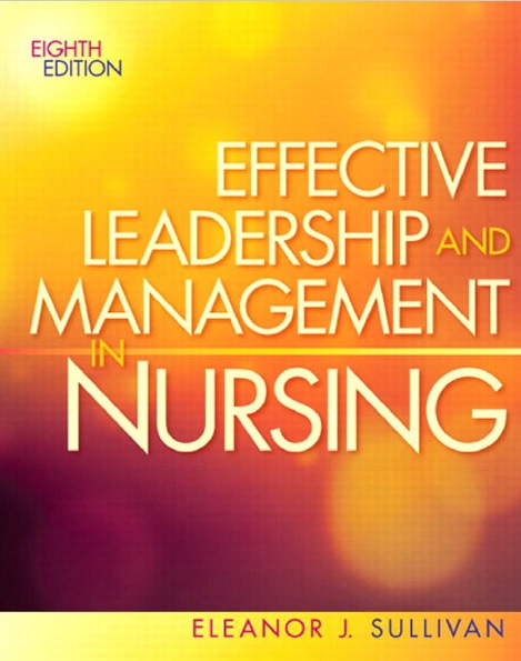 Effective Leadership and Management in Nursing 8th Edition PDF