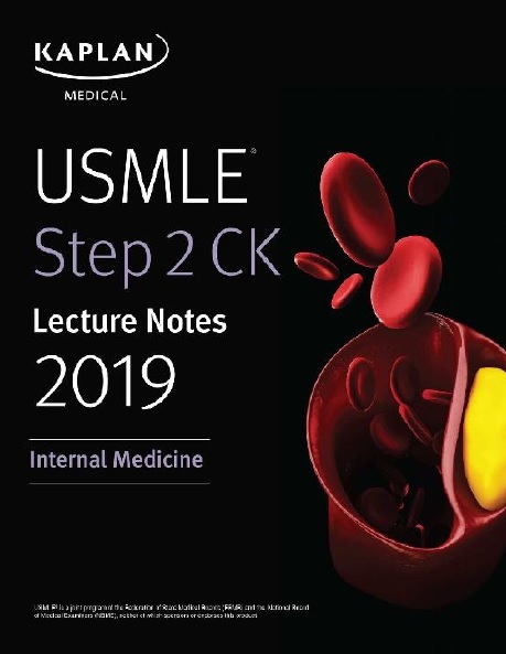USMLE Step 2 CK Lecture Notes 2019 Internal Medicine PDF