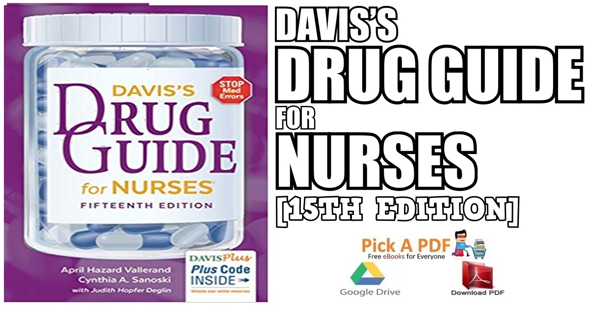 Davis’s Drug Guide for Nurses 15th Edition PDF