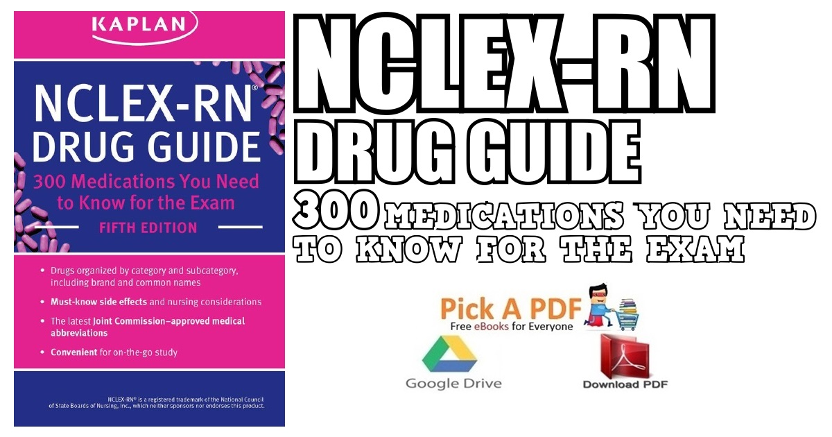 NCLEX-RN Drug Guide PDF