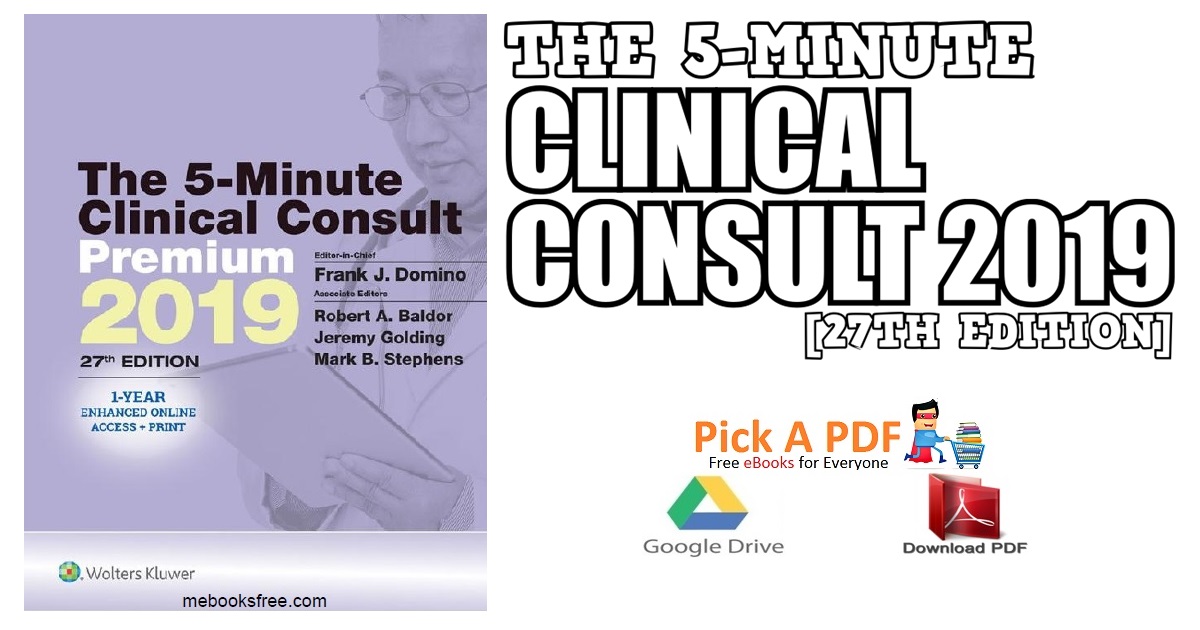 The 5-Minute Clinical Consult 2019 PDF
