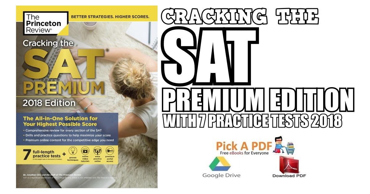 Cracking the SAT Premium Edition with 7 Practice Tests 2018 PDF