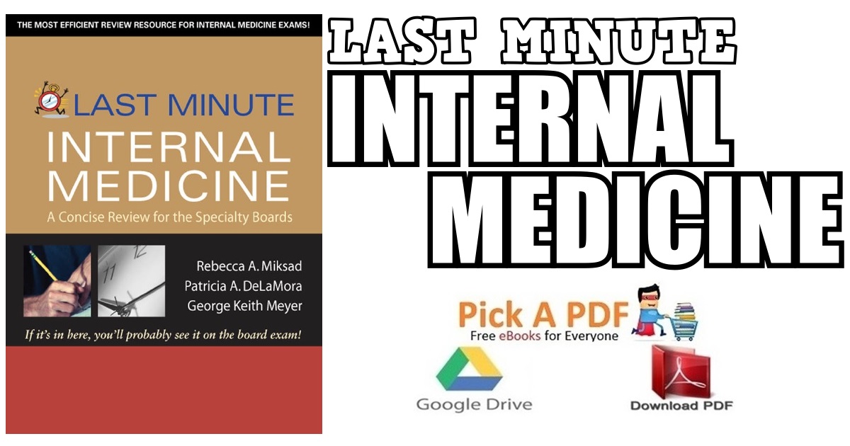 Last Minute Internal Medicine PDF
