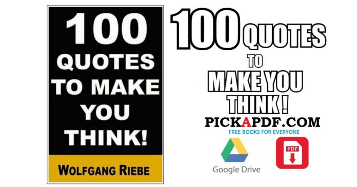 100 Quotes to Make You Think PDF
