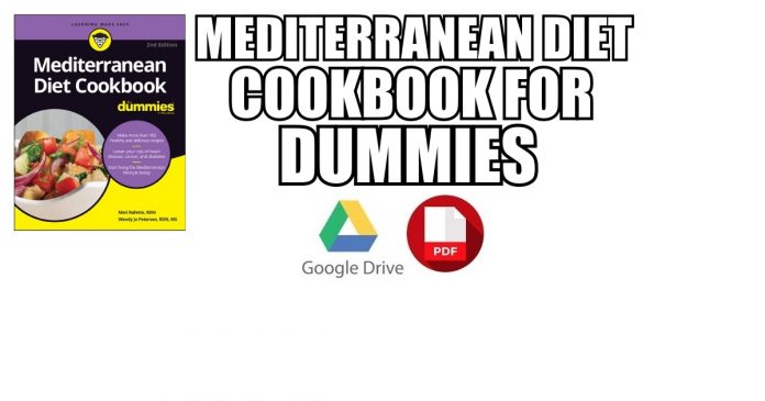 Mediterranean diet cookbook for dummies PDF