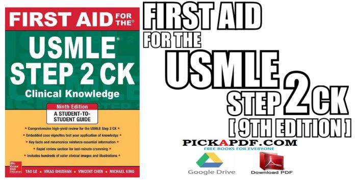First Aid for the USMLE Step 2 CK Ninth Edition PDF