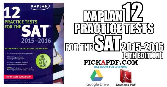 Kaplan 12 Practice Tests for the SAT PDF