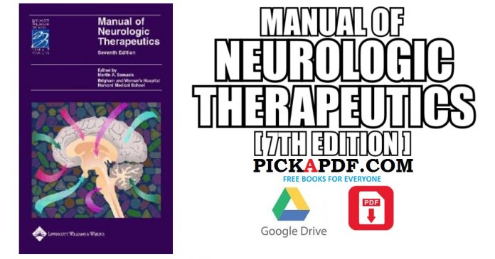 Manual of Neurologic Therapeutics PDF