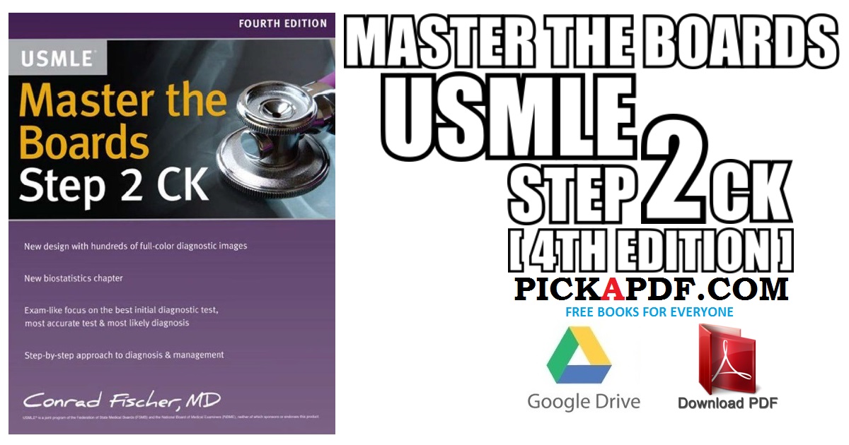Master the Boards USMLE Step 2 CK 4th Edition PDF Free Download