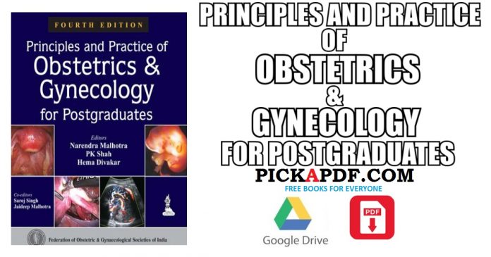 Principles and Practice of Obstetrics and Gynecology for Postgraduates PDF