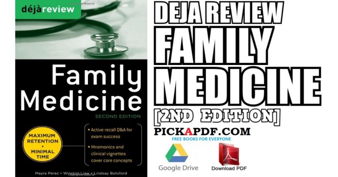 Deja Review Family Medicine 2nd Edition PDF