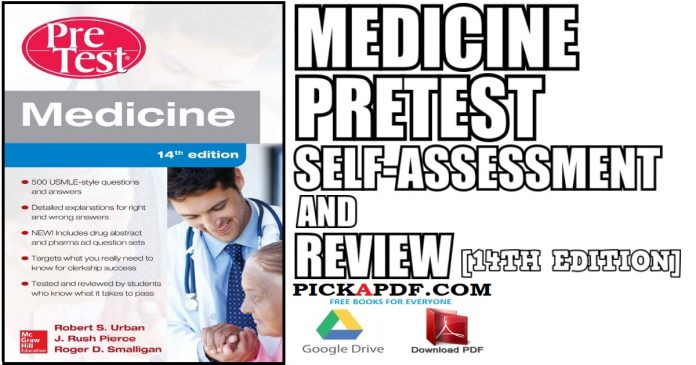 Medicine PreTest Self-Assessment and Review PDF
