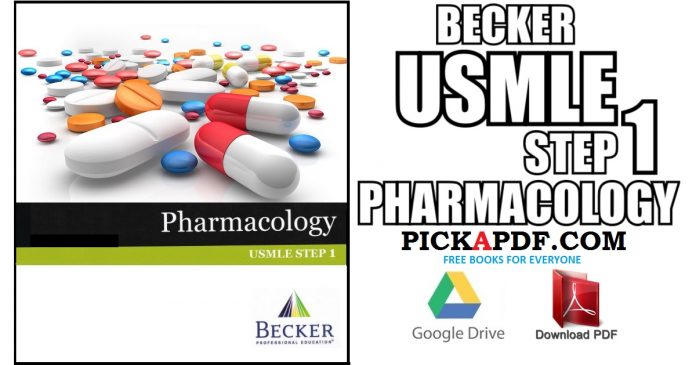 BECKER USMLE Step 1 Pharmacology PDF