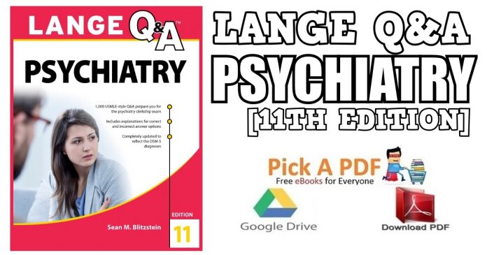 Lange Q&A Psychiatry 11th Edition PDF Free Download [Direct Link]