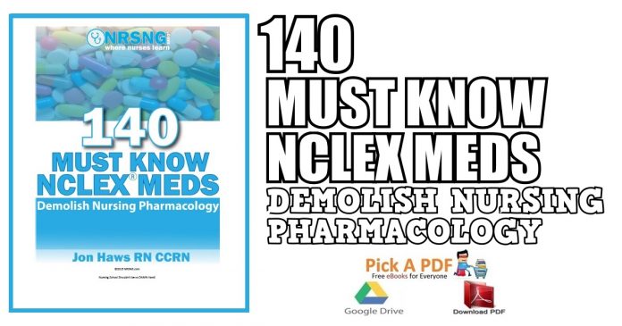140 Must Know Meds: Demolish Nursing Pharmacology PDF