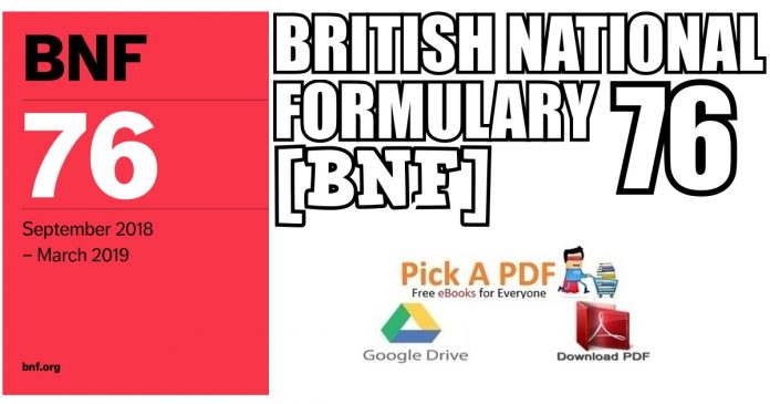 British National Formulary 76 PDF