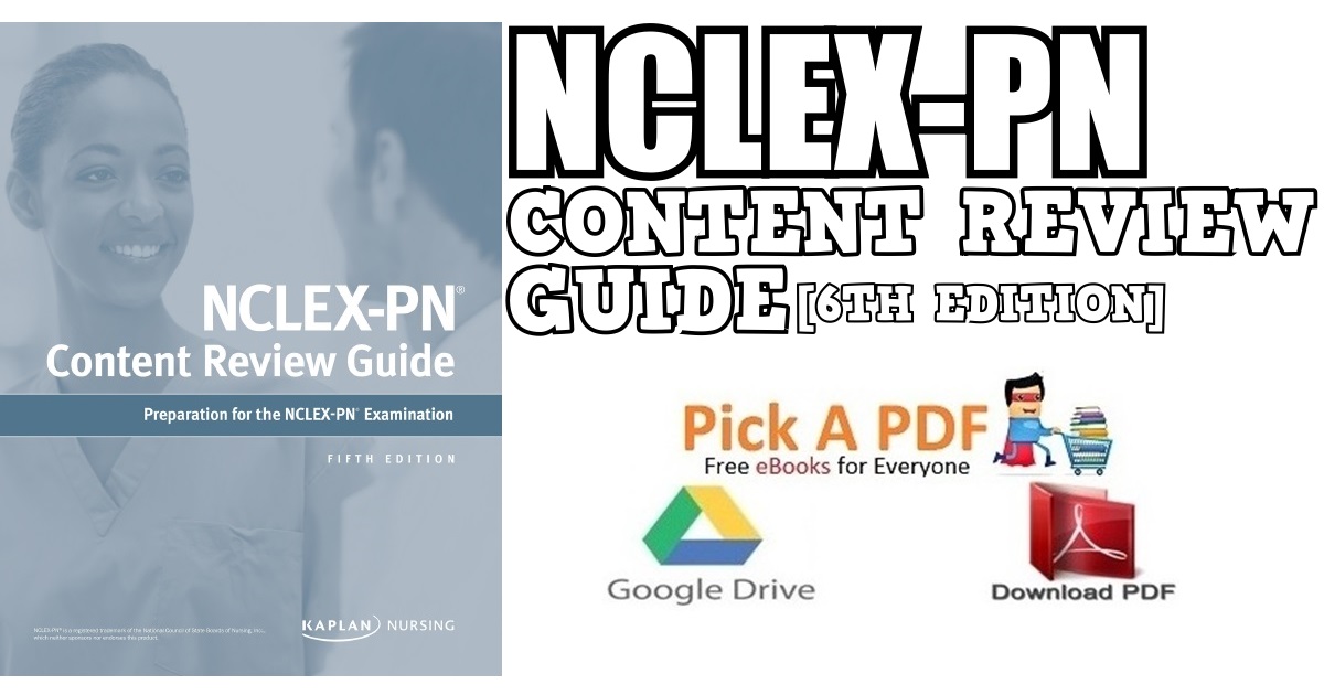 NCLEXPN Content Review Guide 6th Edition PDF Free Download [Direct Link]