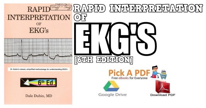 Rapid Interpretation of EKG's 6th Edition PDF