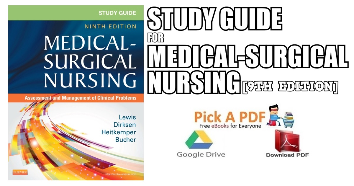 Study Guide for MedicalSurgical Nursing 9th Edition PDF Free Download