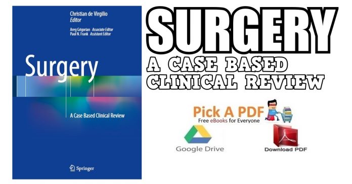 Surgery: A Case Based Clinical Review PDF