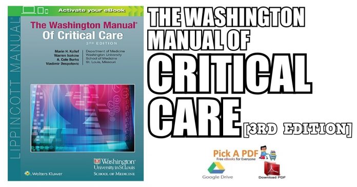 The Washington Manual of Critical Care 3rd Edition PDF