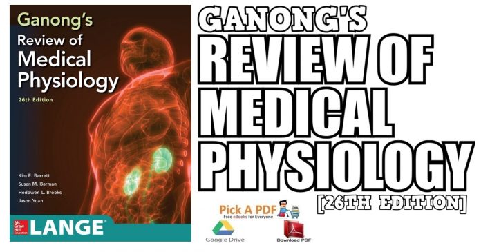 Ganong's Review of Medical Physiology 26th Edition PDF