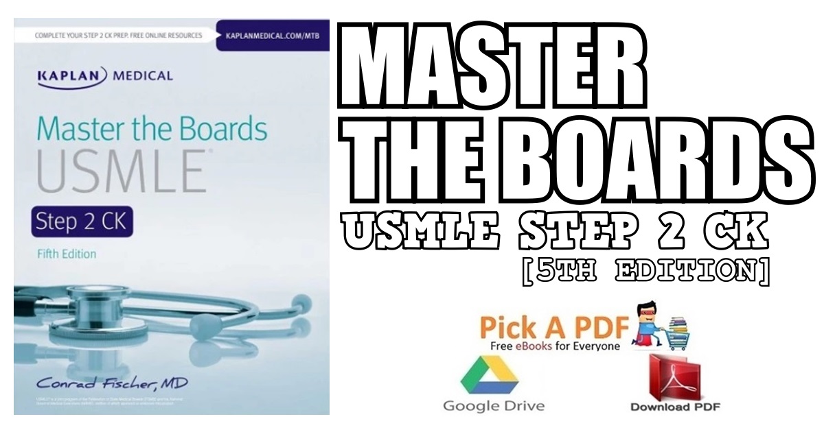 Master the Boards USMLE Step 2 CK 5th Edition PDF Free Download