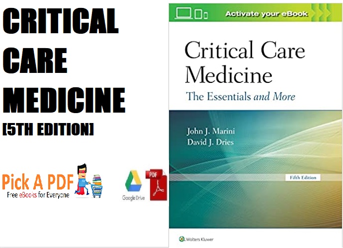 Critical Care Medicine The Essentials and More 5th Edition PDF Free Download