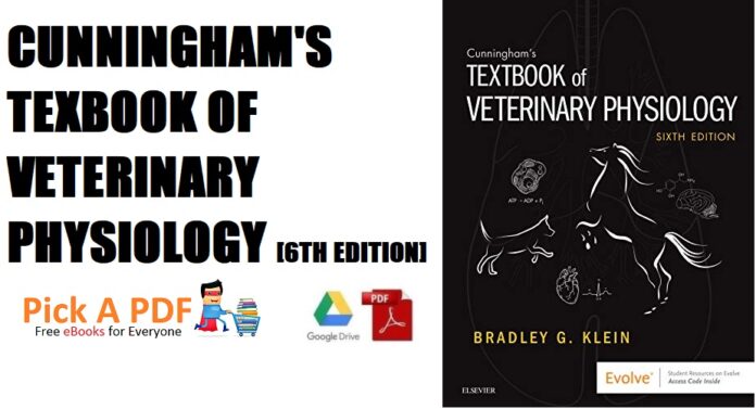 Cunningham's Textbook of Veterinary Physiology 6th Edition PDF Free Download